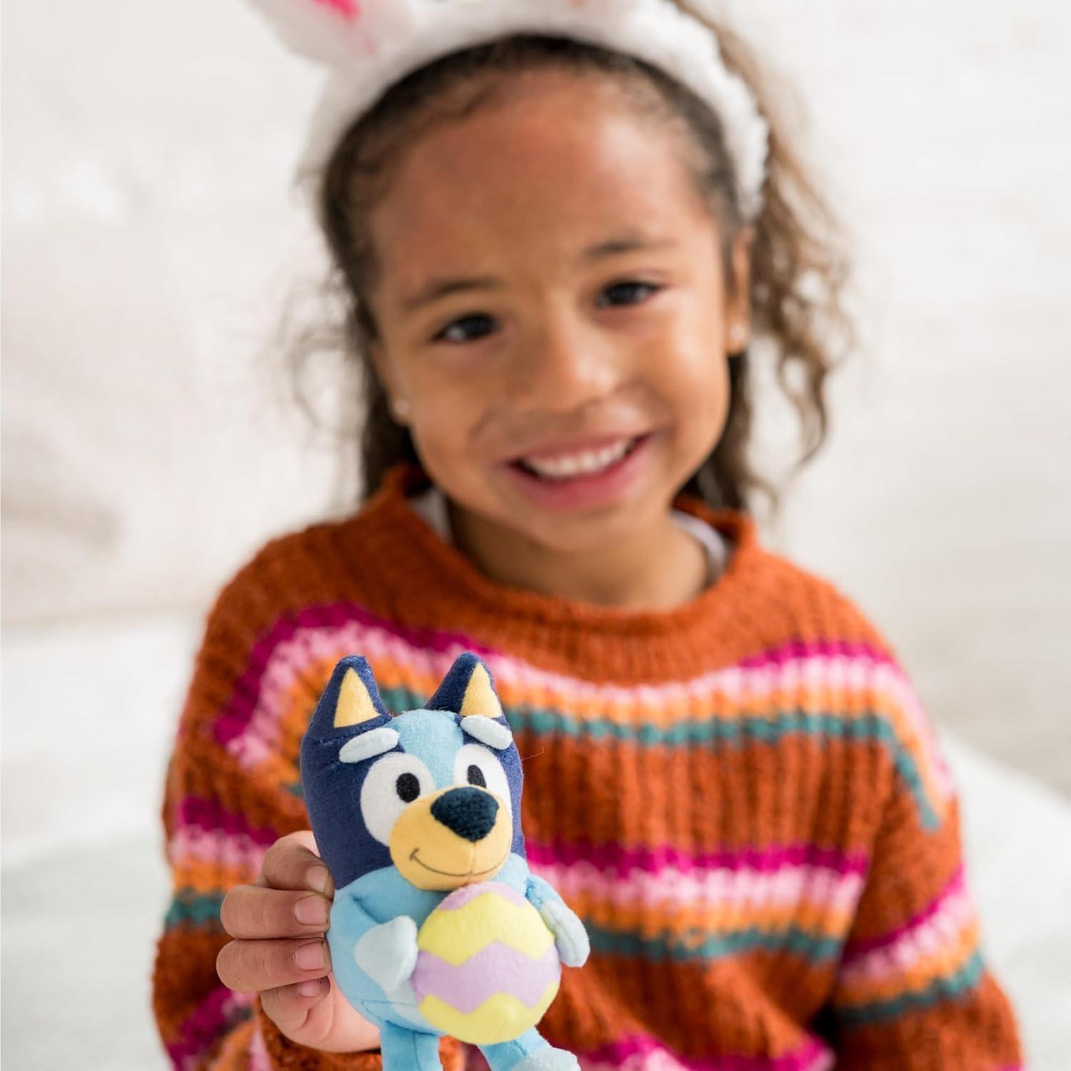 imageAnimal Adventure Bluey 75 Bingo Plush with Bunny Ear Headband Easter Basket Stuffed Animals for Kids Cute amp Huggable Ultra Soft Plushie Stuffers Toy Buddy Collectable Gifts Aged 385 with Easter Egg