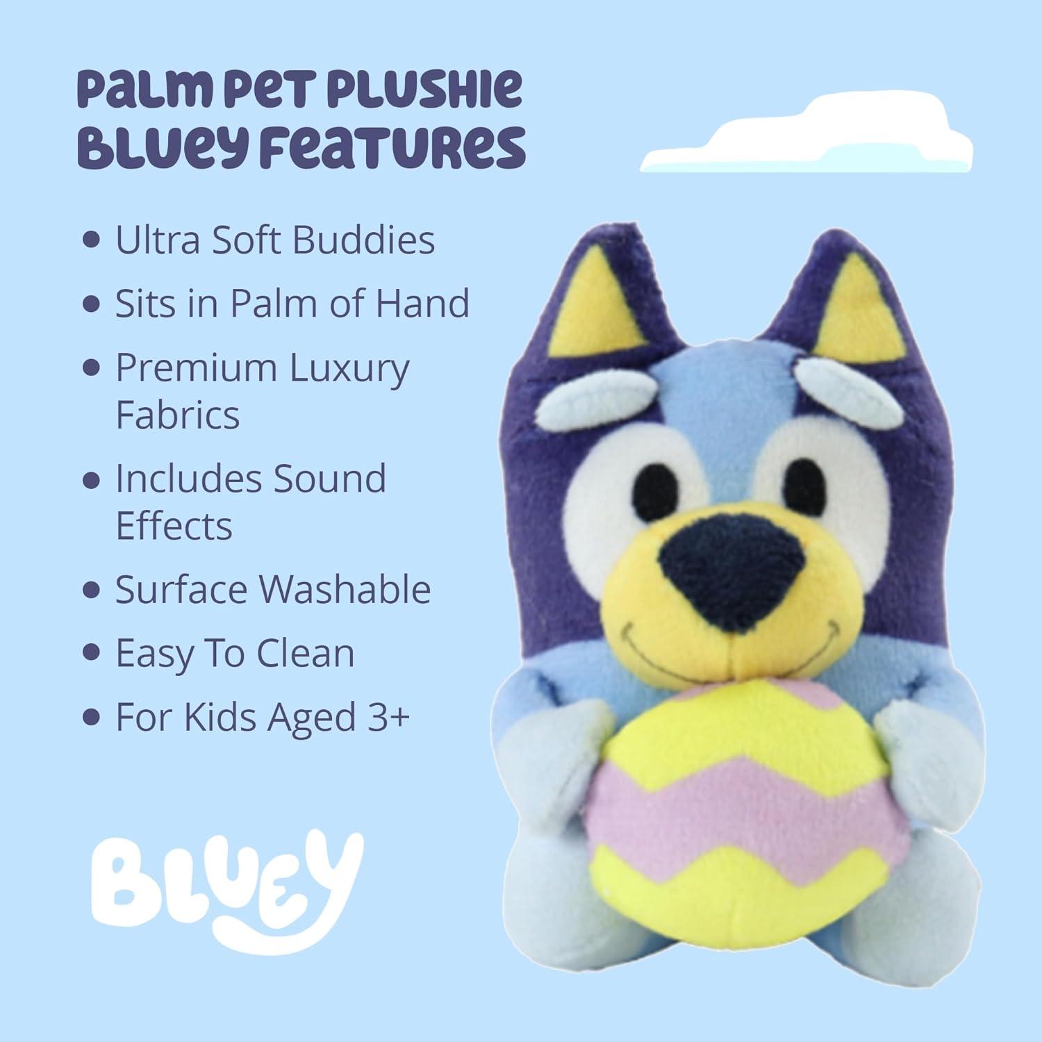 imageAnimal Adventure Bluey 75 Bingo Plush with Bunny Ear Headband Easter Basket Stuffed Animals for Kids Cute amp Huggable Ultra Soft Plushie Stuffers Toy Buddy Collectable Gifts Aged 34 Palm Plush