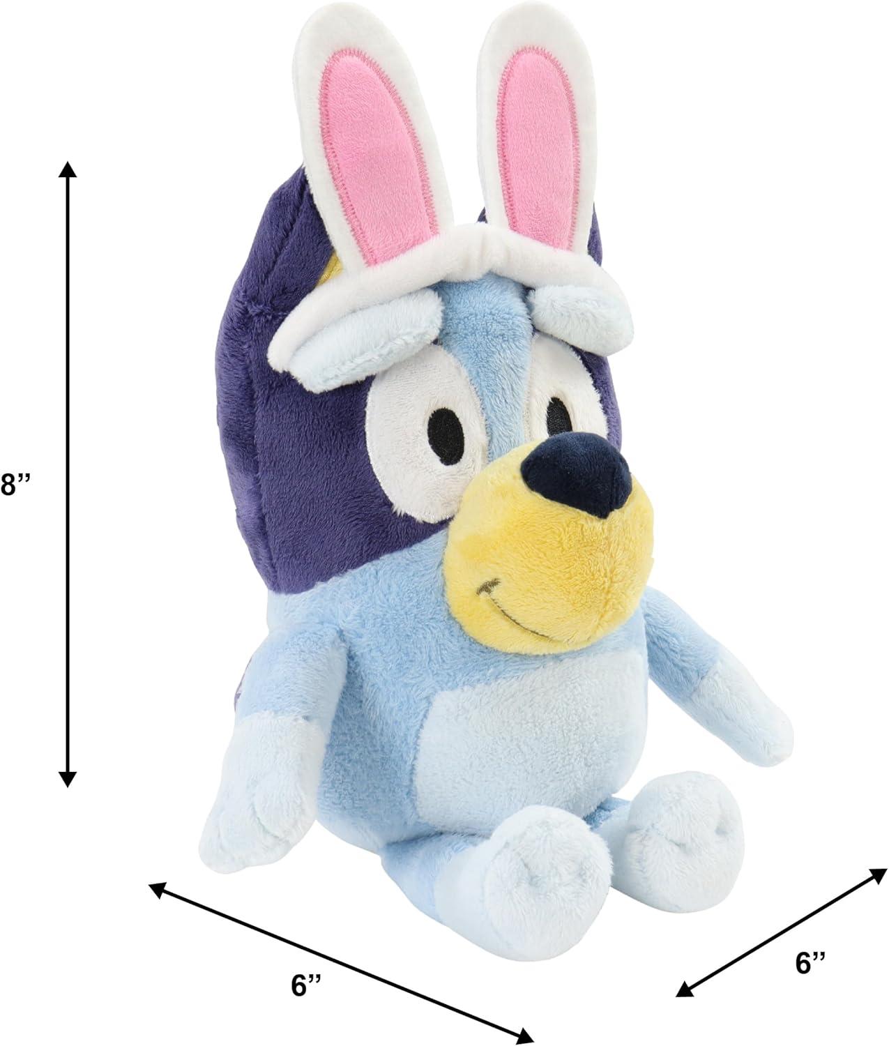 imageAnimal Adventure Bluey 75 Bingo Plush with Bunny Ear Headband Easter Basket Stuffed Animals for Kids Cute amp Huggable Ultra Soft Plushie Stuffers Toy Buddy Collectable Gifts Aged 38 with Bunny Ears