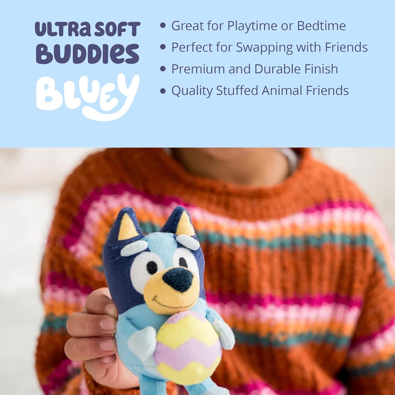 imageAnimal Adventure Bluey 75 Bingo Plush with Bunny Ear Headband Easter Basket Stuffed Animals for Kids Cute amp Huggable Ultra Soft Plushie Stuffers Toy Buddy Collectable Gifts Aged 34 Palm Plush