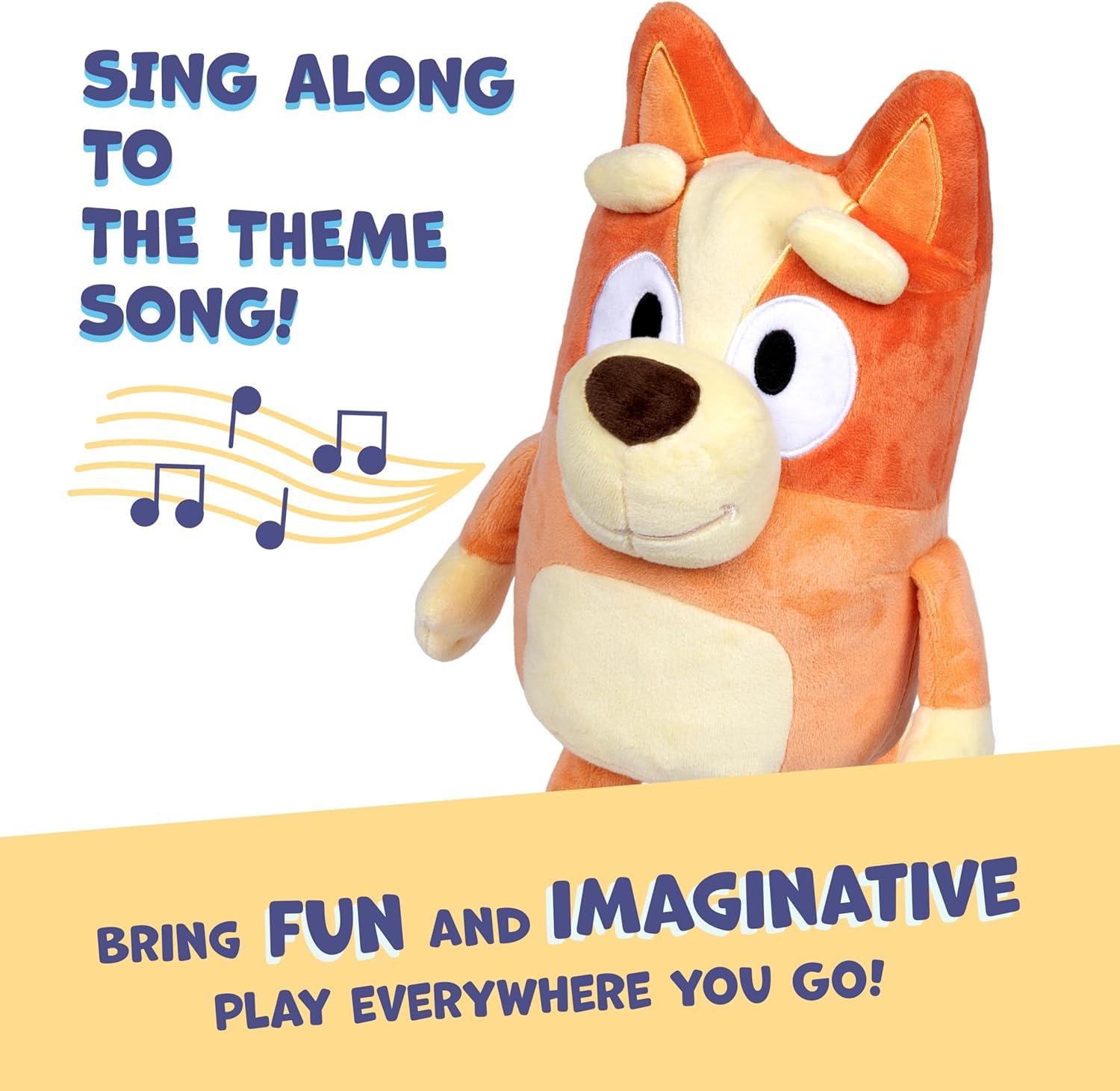 imageBluey Sleepy Time Bingo Talking Plush Soothing Baby Toy for Sleep 7 Show Phrases amp Theme Song Cuddle BuddyBingo New