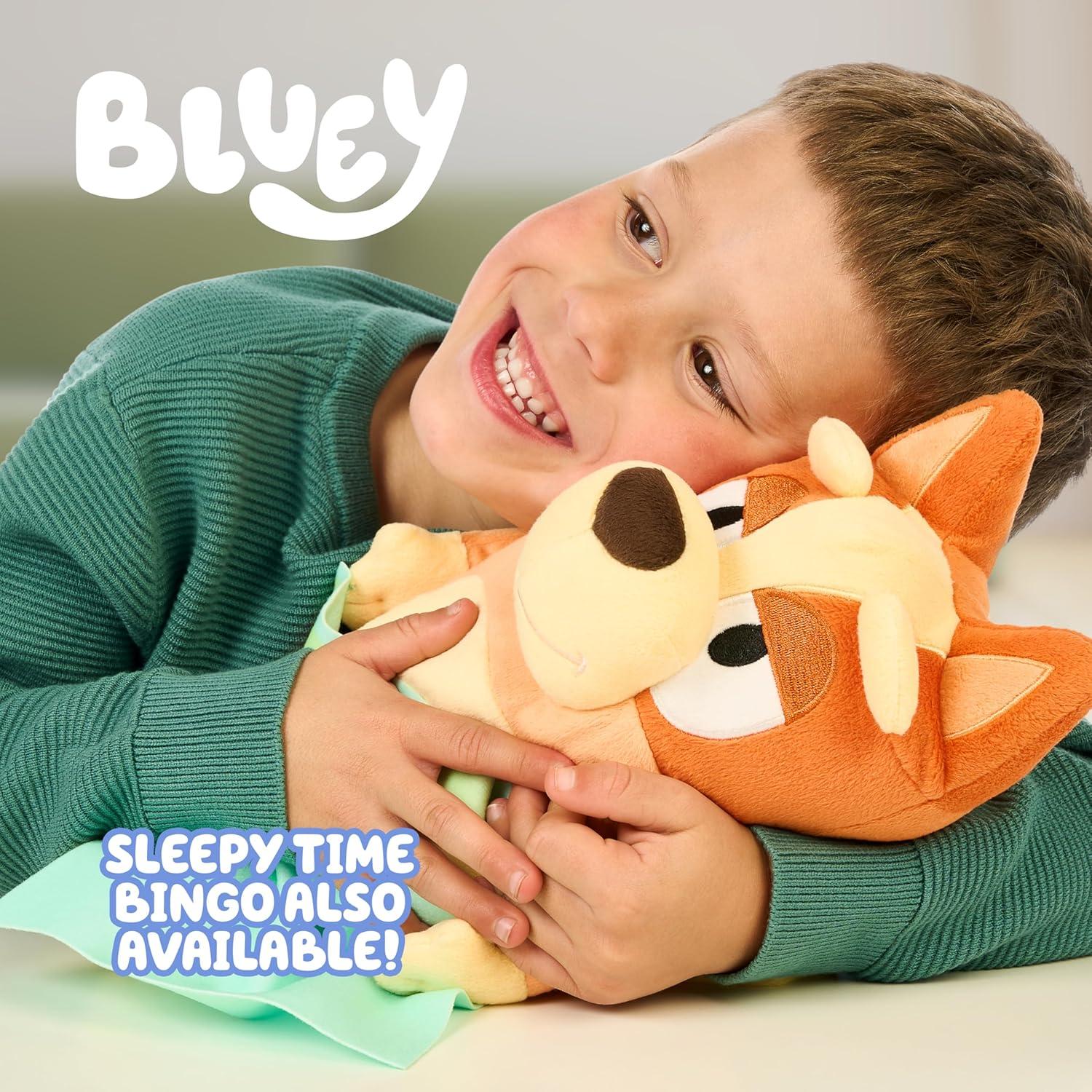 imageBluey Sleepy Time Bingo Talking Plush Soothing Baby Toy for Sleep 7 Show Phrases amp Theme Song Cuddle BuddySleepy Time Bluey