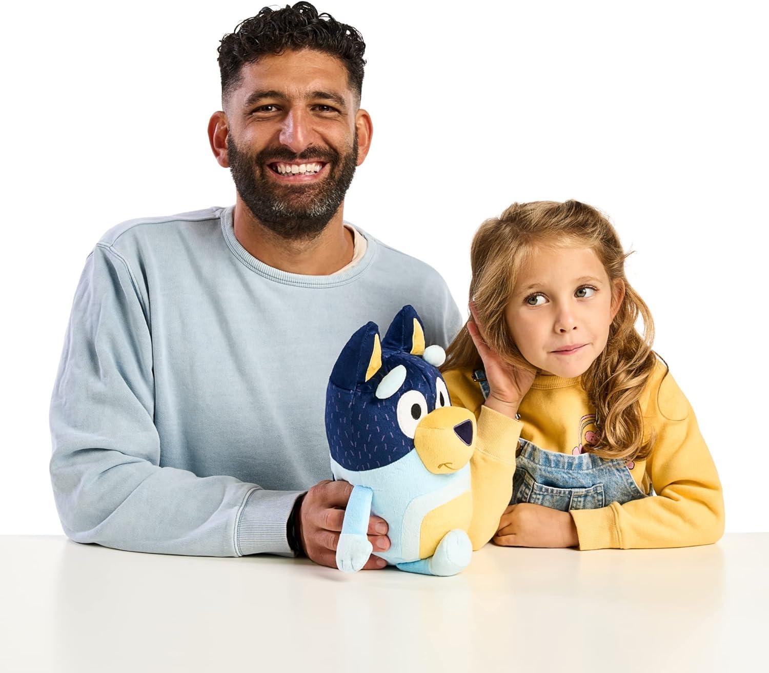 imageBluey Sound Effects Talking Beach Bingo Plush 13 Soft Musical Toys Stuff Toys with 9 Different Phrases Singing Plushies for KidsBandit Dad