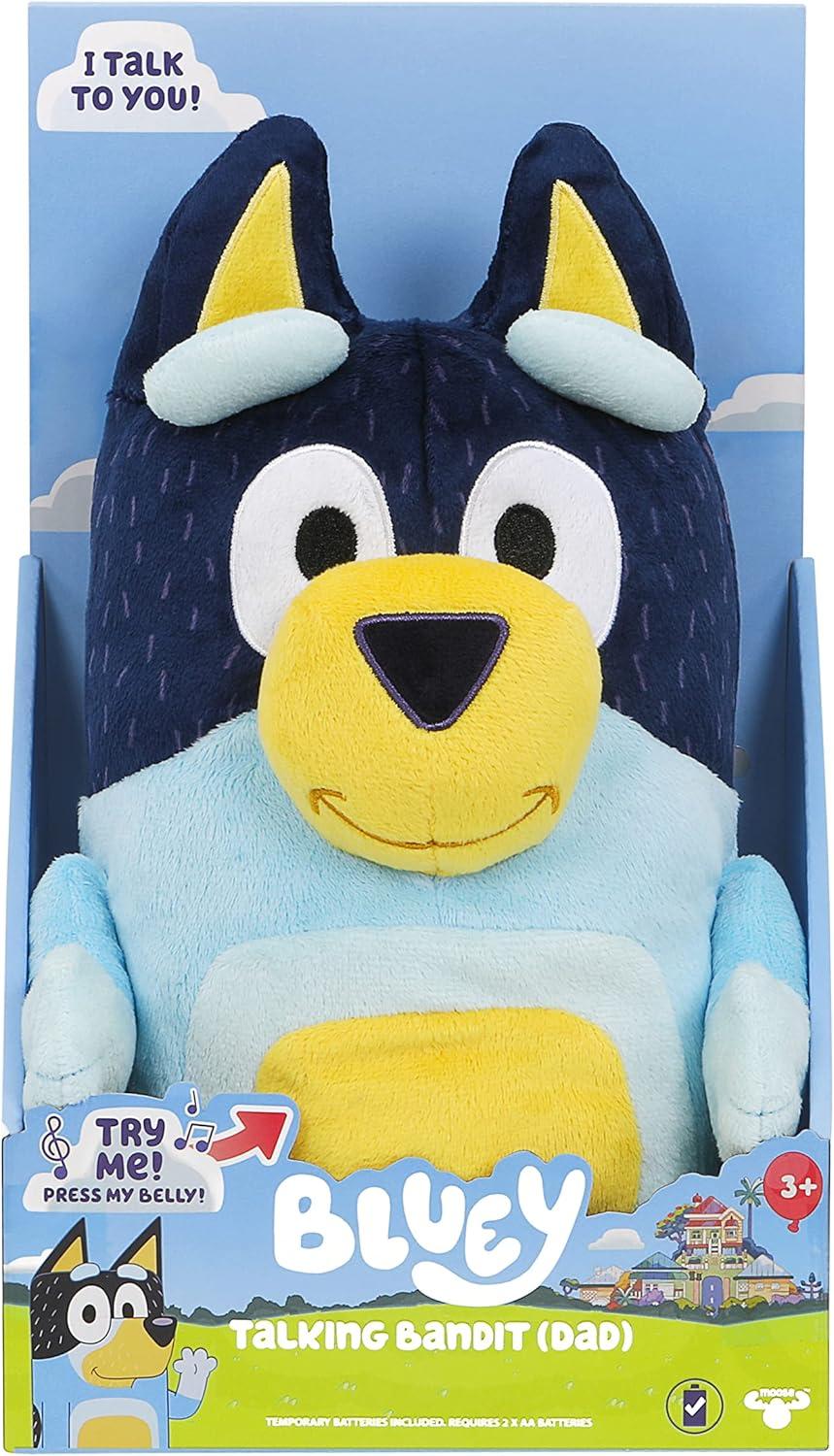 imageBluey Sound Effects Talking Beach Bingo Plush 13 Soft Musical Toys Stuff Toys with 9 Different Phrases Singing Plushies for KidsBandit Dad