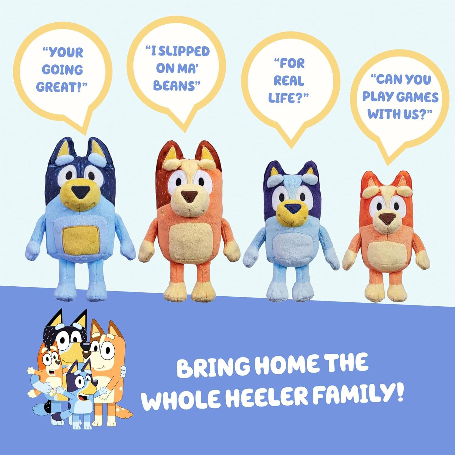 imageBluey Sound Effects Talking Beach Bingo Plush 13 Soft Musical Toys Stuff Toys with 9 Different Phrases Singing Plushies for KidsTalking Bingo