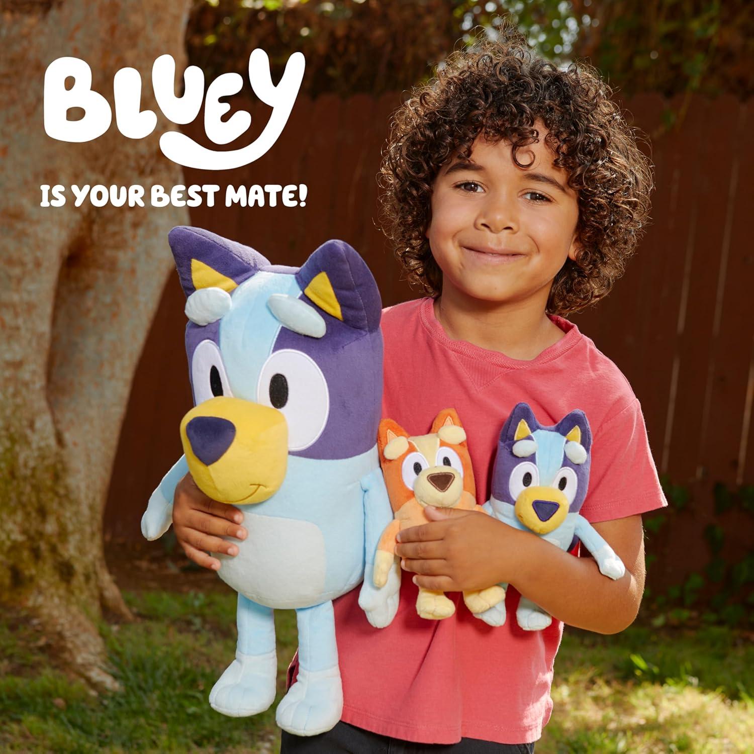 imageBluey Unicorse amp Bob Bilby Hand Puppet Plush 2Pack 89 Soft Deluxe Fabric Embroidered Details Perfect for Toddler Hands Imaginative Play Official Bluey Toys Amazon ExclusiveFamily Plush