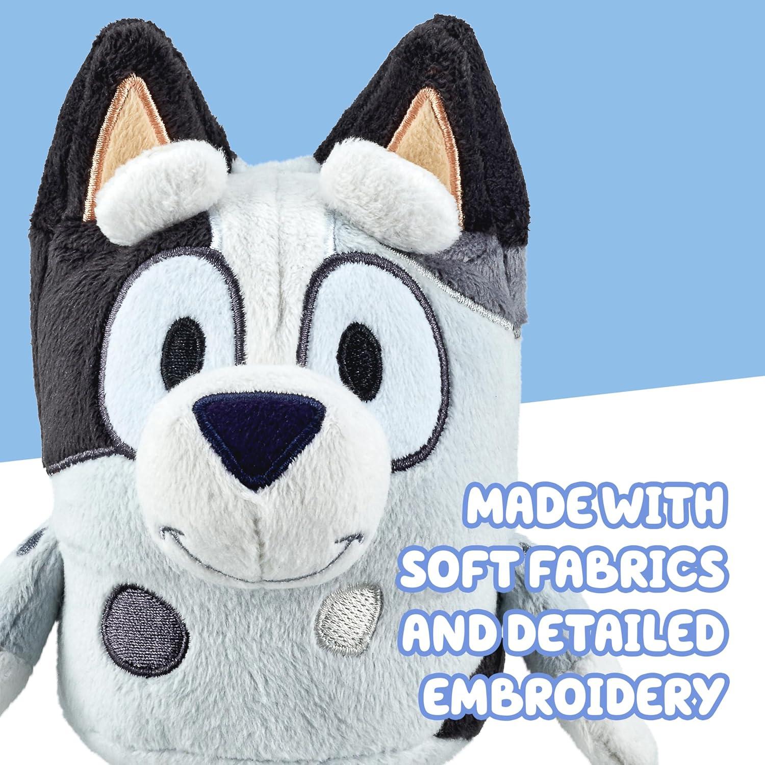 imageBluey Unicorse amp Bob Bilby Hand Puppet Plush 2Pack 89 Soft Deluxe Fabric Embroidered Details Perfect for Toddler Hands Imaginative Play Official Bluey Toys Amazon ExclusiveMuffin Socks