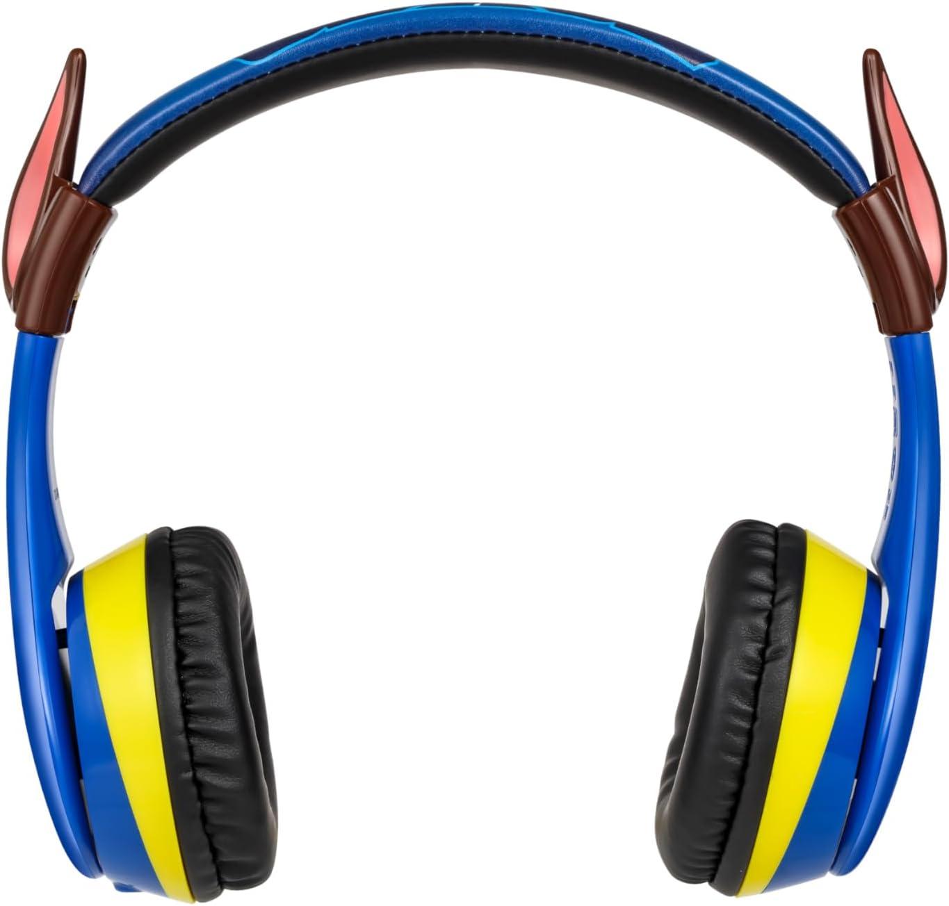imageeKids Bluey Bluetooth Headphones for Kids Volume Reduced Wireless Headphones for School Home or Travel BlueyPaw Patrol Chase