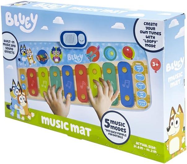 imageeKids Bluey Toy Piano Play Mat with Music and Sound Effects Toddler Toy for Ages 3 and Up