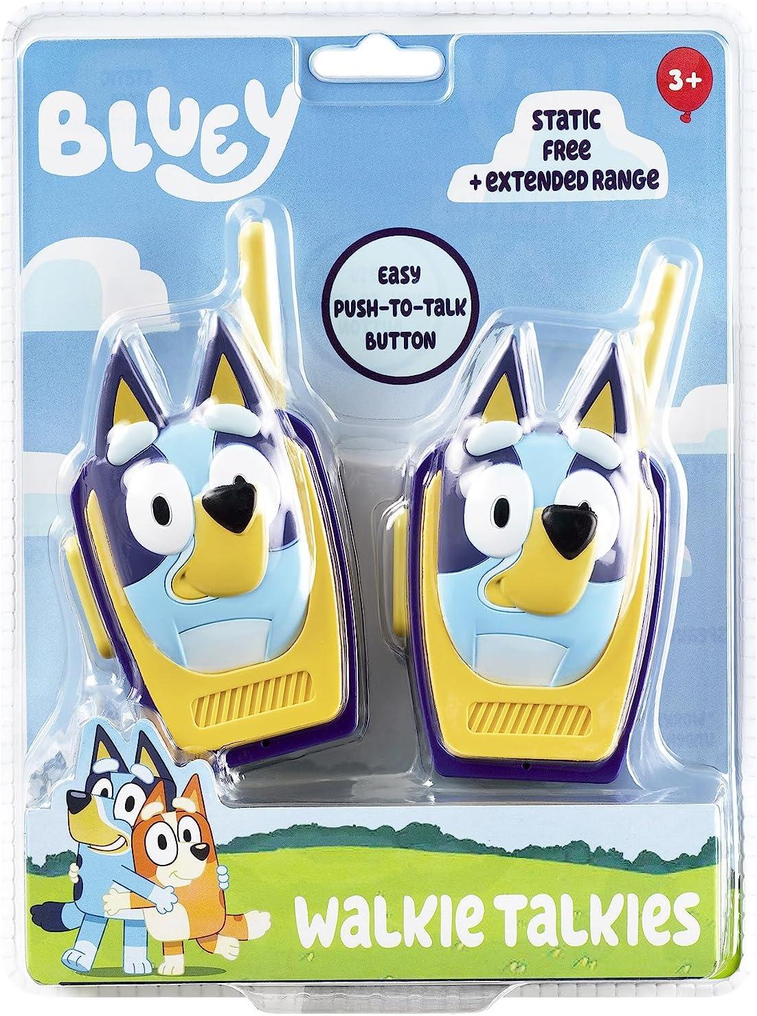 imageekids Bluey Toy Walkie Talkies for Kids Static Free Extended Range Indoor and Outdoor Toys Bluey Toys for ToddlersBluey