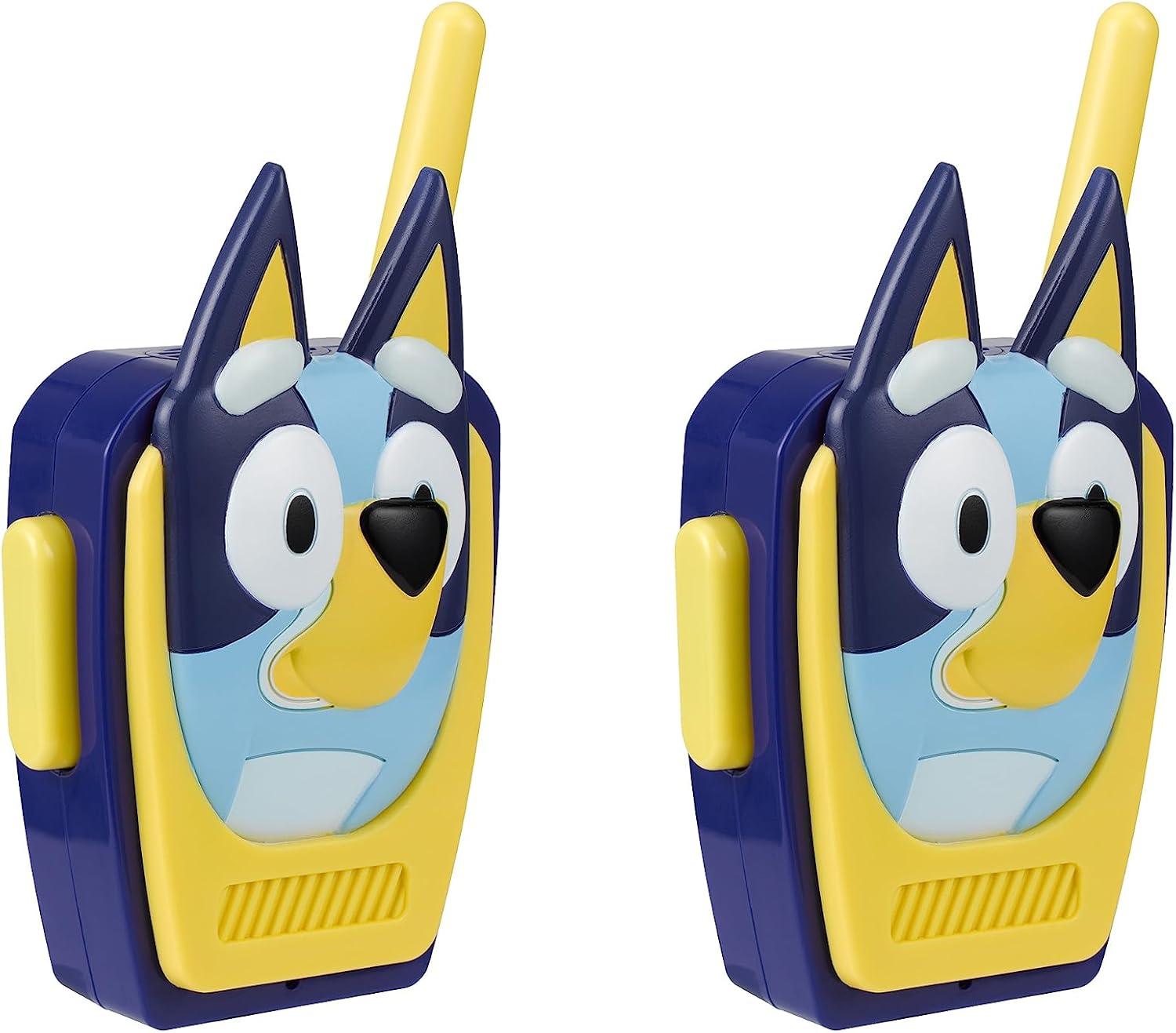 imageekids Bluey Toy Walkie Talkies for Kids Static Free Extended Range Indoor and Outdoor Toys Bluey Toys for ToddlersBluey