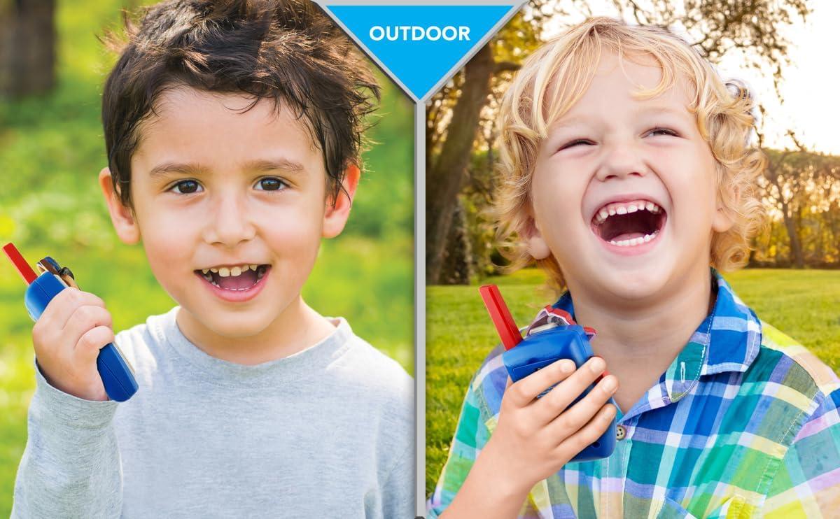 imageekids Bluey Toy Walkie Talkies for Kids Static Free Extended Range Indoor and Outdoor Toys Bluey Toys for ToddlersMarshall Chase