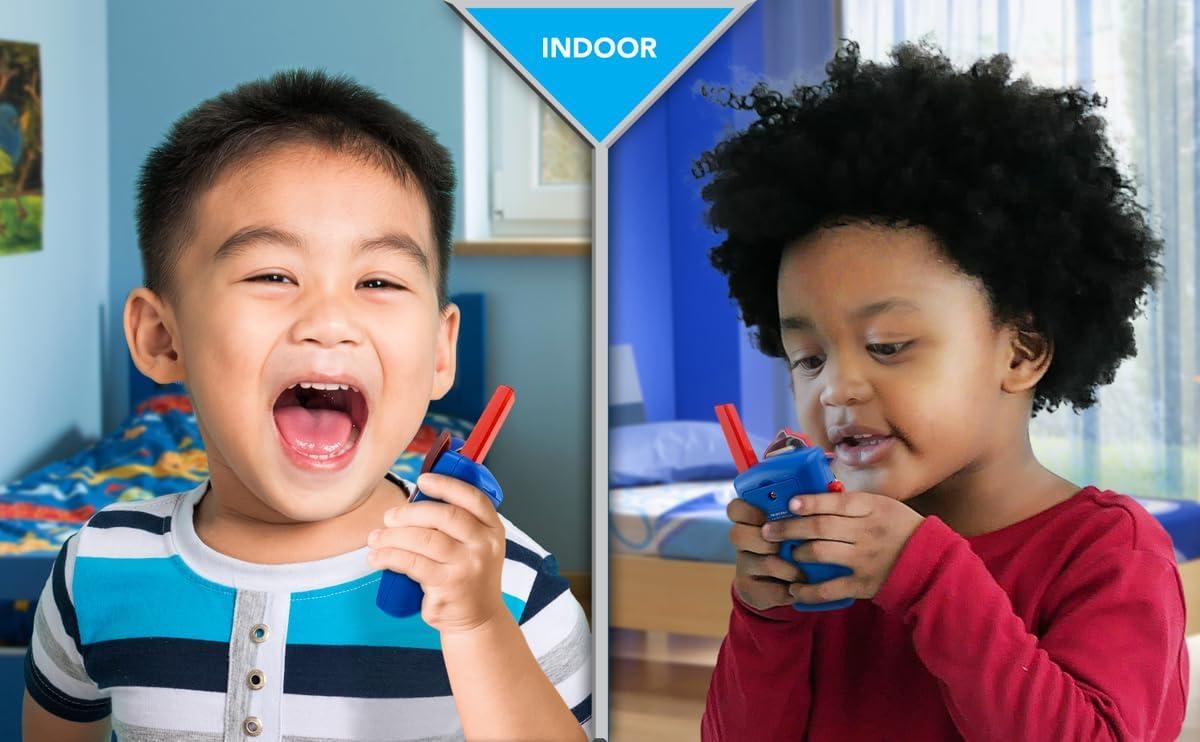 imageekids Bluey Toy Walkie Talkies for Kids Static Free Extended Range Indoor and Outdoor Toys Bluey Toys for ToddlersMarshall Chase