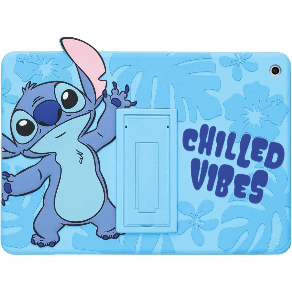 imageBluey Kids iPad Case  102 Case for iPad 9th8th7th Generation  201920202021 Tablet Cover with Stand Shockproof Silicone ProtectorLiloStitch  Blue