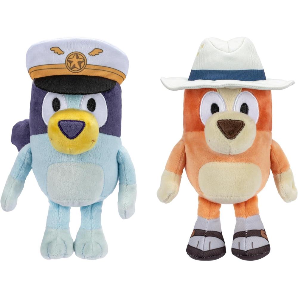 imageBluey Unicorse amp Bob Bilby Hand Puppet Plush 2Pack 89 Soft Deluxe Fabric Embroidered Details Perfect for Toddler Hands Imaginative Play Official Bluey Toys Amazon ExclusiveCaptain Bluey Holiday Bingo
