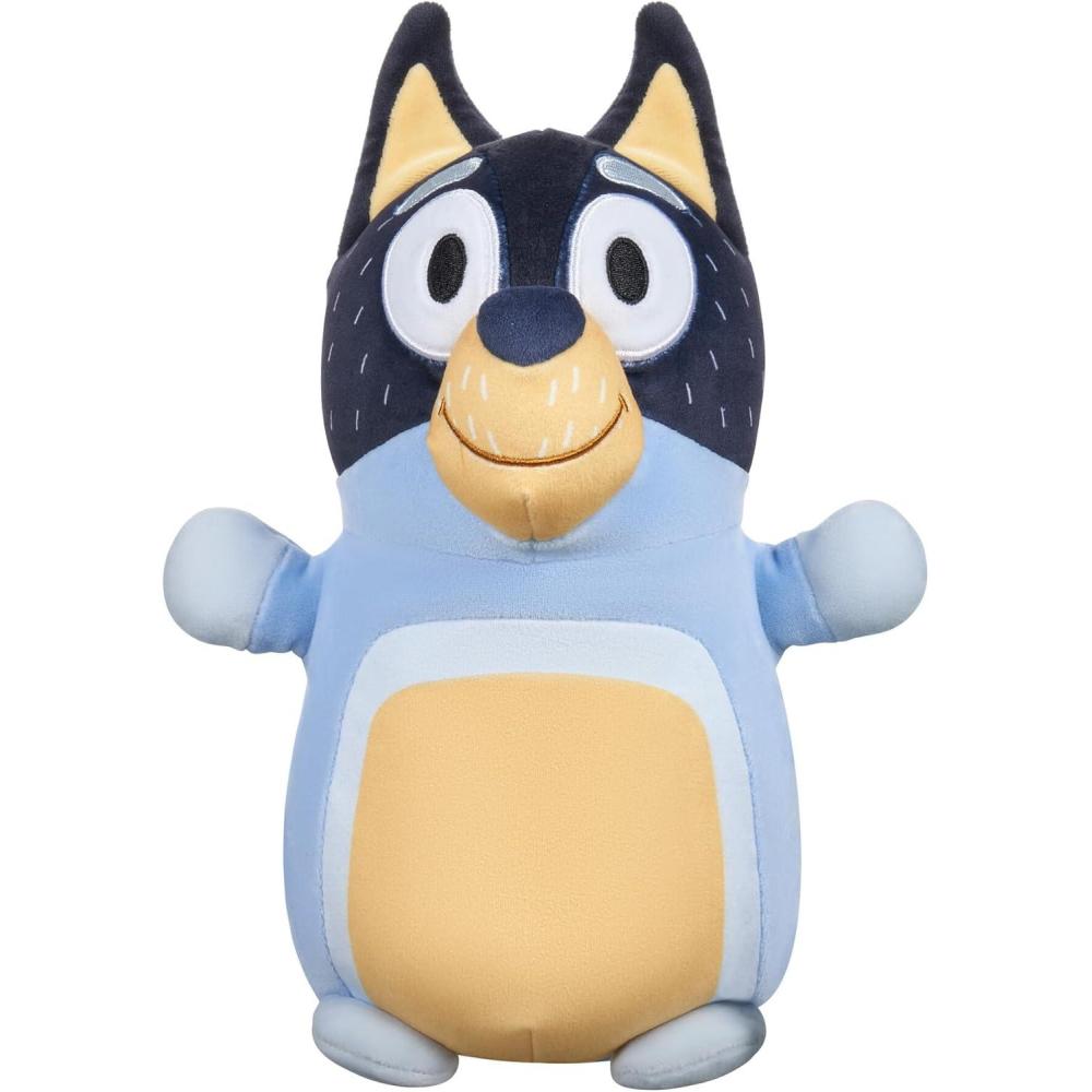 imageSquishmallows Original 10Inch Bluey HugMees MediumSized Ultrasoft Official Jazwares PlushBandit