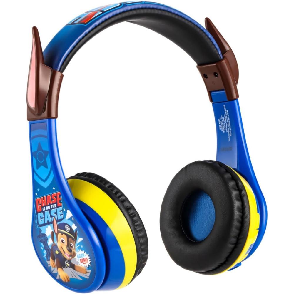 imageeKids Bluey Bluetooth Headphones for Kids Volume Reduced Wireless Headphones for School Home or Travel BlueyPaw Patrol Chase