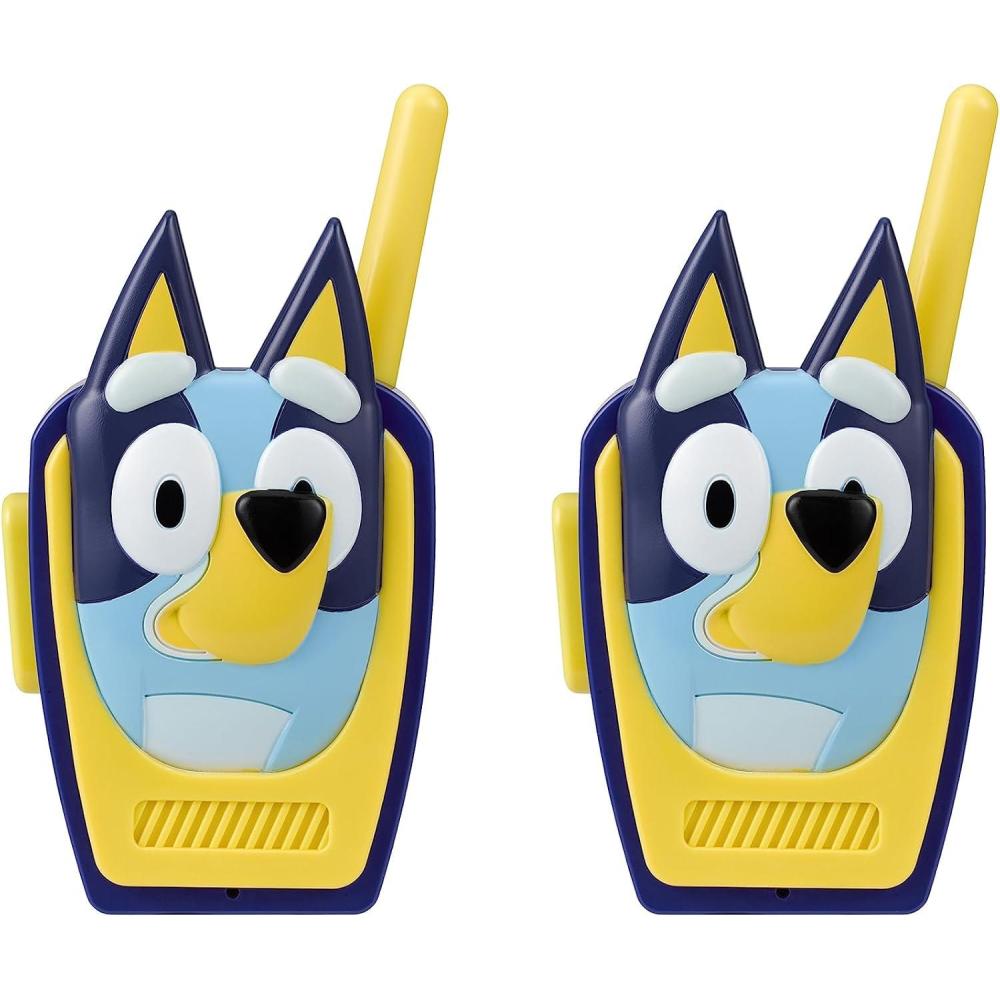 imageekids Bluey Toy Walkie Talkies for Kids Static Free Extended Range Indoor and Outdoor Toys Bluey Toys for ToddlersBluey