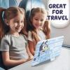 Bluey Kids iPad Case – 10.2 Case for iPad 9th/8th/7th Generation – 2019/2020/2021 Tablet Cover with Stand, Shockproof Silicone Protector(Bluey – Blue)