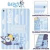 Bluey Kids iPad Case – 10.2 Case for iPad 9th/8th/7th Generation – 2019/2020/2021 Tablet Cover with Stand, Shockproof Silicone Protector(Bluey – Blue)