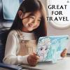Bluey Kids iPad Case – 10.2 Case for iPad 9th/8th/7th Generation – 2019/2020/2021 Tablet Cover with Stand, Shockproof Silicone Protector(Frozen – Aqua)