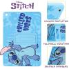 Bluey Kids iPad Case – 10.2 Case for iPad 9th/8th/7th Generation – 2019/2020/2021 Tablet Cover with Stand, Shockproof Silicone Protector(Lilo&Stitch – Blue)