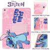 Bluey Kids iPad Case – 10.2 Case for iPad 9th/8th/7th Generation – 2019/2020/2021 Tablet Cover with Stand, Shockproof Silicone Protector(Lilo&Stitch – Pink)