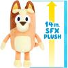 Bluey Sound Effects Talking Beach Bingo Plush, 13” Soft Musical Toys, Stuff Toys with 9 Different Phrases, Singing Plushies for Kids(Chilli (Mum))