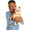 Bluey Sound Effects Talking Beach Bingo Plush, 13” Soft Musical Toys, Stuff Toys with 9 Different Phrases, Singing Plushies for Kids(Chilli (Mum))