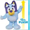 Bluey Sound Effects Talking Beach Bingo Plush, 13” Soft Musical Toys, Stuff Toys with 9 Different Phrases, Singing Plushies for Kids(Dance & Play Bluey)
