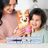 Bluey Sound Effects Talking Beach Bingo Plush, 13” Soft Musical Toys, Stuff Toys with 9 Different Phrases, Singing Plushies for Kids(Talking Beach Bingo)