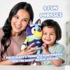 Bluey Sound Effects Talking Beach Bingo Plush, 13” Soft Musical Toys, Stuff Toys with 9 Different Phrases, Singing Plushies for Kids(Talking Beach Bluey)
