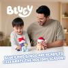 Bluey Unicorse & Bob Bilby Hand Puppet Plush 2-Pack – 8-9” Soft Deluxe Fabric, Embroidered Details, Perfect for Toddler Hands, Imaginative Play, Official Bluey Toys, Amazon Exclusive(Santa Hat Bluey & Bingo)