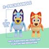Bluey Unicorse & Bob Bilby Hand Puppet Plush 2-Pack – 8-9” Soft Deluxe Fabric, Embroidered Details, Perfect for Toddler Hands, Imaginative Play, Official Bluey Toys, Amazon Exclusive(Bluey & Bingo)