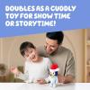 Bluey Unicorse & Bob Bilby Hand Puppet Plush 2-Pack – 8-9” Soft Deluxe Fabric, Embroidered Details, Perfect for Toddler Hands, Imaginative Play, Official Bluey Toys, Amazon Exclusive(Santa Hat Bluey & Bingo)