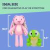 Bluey Unicorse & Bob Bilby Hand Puppet Plush 2-Pack – 8-9” Soft Deluxe Fabric, Embroidered Details, Perfect for Toddler Hands, Imaginative Play, Official Bluey Toys, Amazon Exclusive(Floppy and Turtleboy)