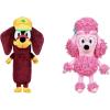 Bluey and Friends – 2 Pack Soft Stuffed Animals (Princess Muffin & Winton), Approximately 6 Inches – Cuddly Plush Toys for Kids, Embroidered Faces, Travel Size, Gift for Toddlers Ages 3+(Coco & Snickers)