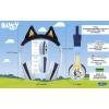 eKids Bluey Bluetooth Headphones for Kids, Volume Reduced Wireless Headphones for School Home or Travel (Bluey)(Bluey)