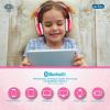 eKids Bluey Bluetooth Headphones for Kids, Volume Reduced Wireless Headphones for School Home or Travel (Bluey)(Paw Patrol Skye)