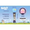eKids Bluey Microphone Toy for Toddlers, Includes Built-in Music and Lights, Designed for Fans of Bluey Toys