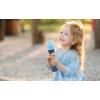 eKids Bluey Microphone Toy for Toddlers, Includes Built-in Music and Lights, Designed for Fans of Bluey Toys