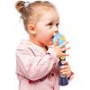 eKids Bluey Microphone Toy for Toddlers, Includes Built-in Music and Lights, Designed for Fans of Bluey Toys