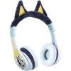 eKids Bluey Bluetooth Headphones for Kids, Volume Reduced Wireless Headphones for School Home or Travel (Bluey)(Bluey)