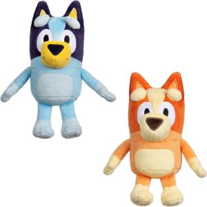 Bluey Unicorse & Bob Bilby Hand Puppet Plush 2-Pack – 8-9” Soft Deluxe Fabric, Embroidered Details, Perfect for Toddler Hands, Imaginative Play, Official Bluey Toys, Amazon Exclusive(Bluey & Bingo)