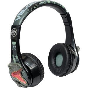 eKids Bluey Bluetooth Headphones for Kids, Volume Reduced Wireless Headphones for School Home or Travel (Bluey)(Jurassic World)