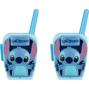 ekids Bluey Toy Walkie Talkies for Kids, Static Free Extended Range Indoor and Outdoor Toys, Bluey Toys for Toddlers(Stitch)