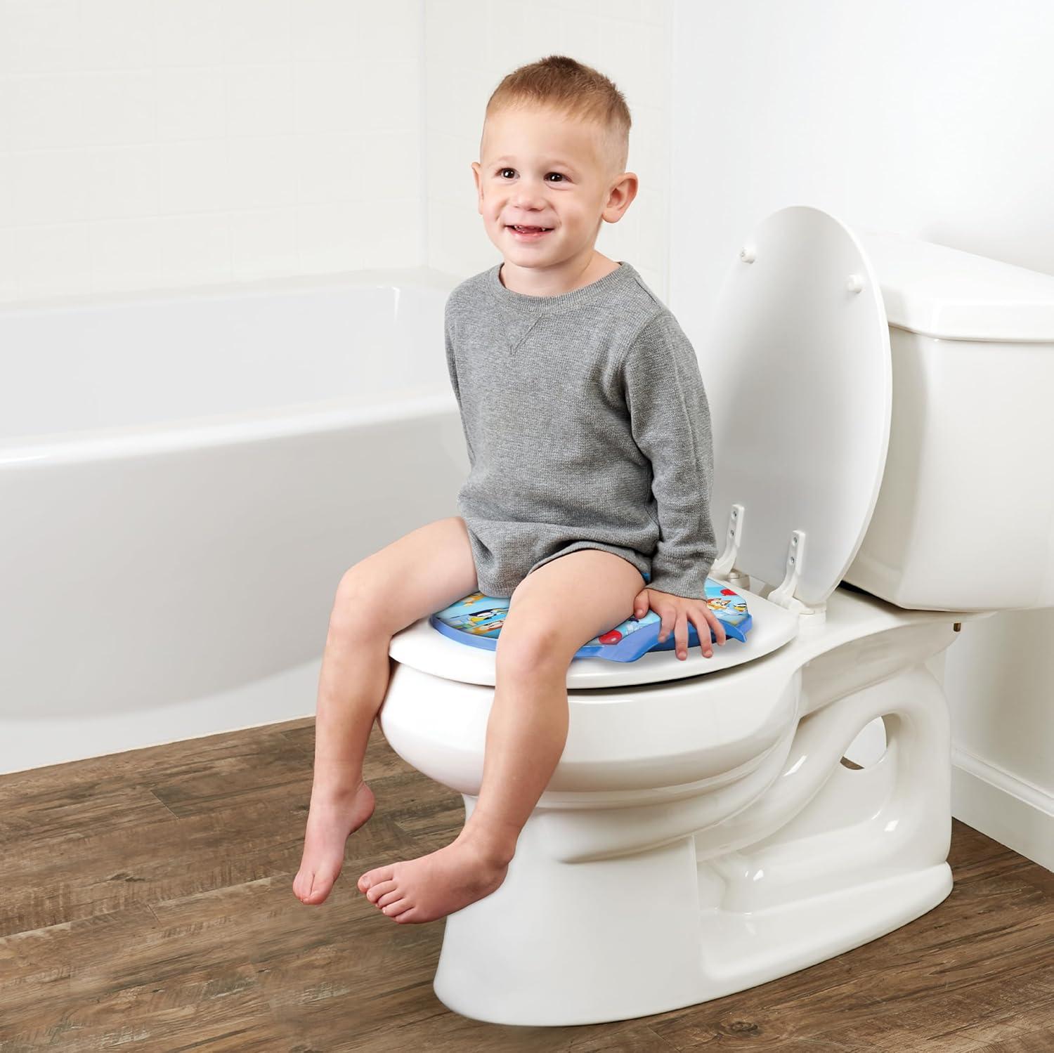 imageBluey Soft Potty Seat Potty Training Toilet Seat Soft Cushion Baby Potty Training Safe Easy to Clean135 inches Pack of 4