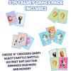 Bluey Bingo’s Bingo School Friends Card Game, Image Matching Card Game with 40 Cards, 48 Chips and 12 Scoring Chips, Fun Games for Kids of Ages 3+(5-in-1 Card Game Set)