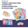 Bluey Bingo’s Bingo School Friends Card Game, Image Matching Card Game with 40 Cards, 48 Chips and 12 Scoring Chips, Fun Games for Kids of Ages 3+(Bingo’s Bingo)