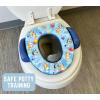 Bluey Soft Potty Seat – Potty Training Toilet Seat, Soft Cushion, Baby Potty Training, Safe, Easy to Clean(13.5 inches (Pack of 4))